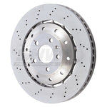SHW 08-12 Audi R8 4.2L (Excl Ceramic Brakes) Front Drill-Dimp Lightweight Brake Rotor (420615301D)