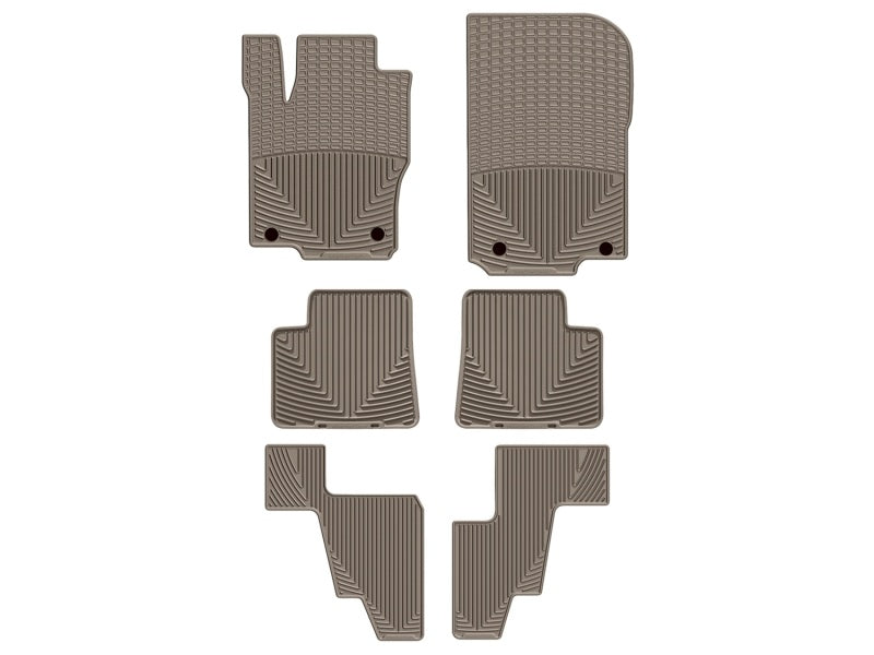 WT Rubber Mats - Front - Tan