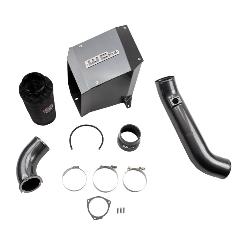 Wehrli 01-04 Duramax LB7 4in. Stage 2 Intake Kit - Bengal Silver