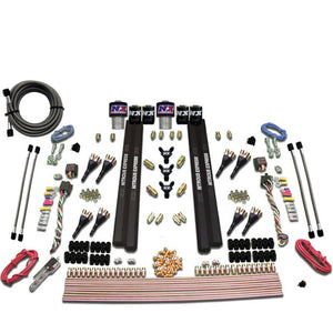 Nitrous Express SX2 Dual Stage/Gas/Rails 8 Nozzles Nitrous Kit (200-1200HP) w/o Bottle