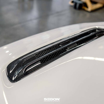 Seibon 2023 Honda Civic Type R Carbon Fiber Hood Scoop