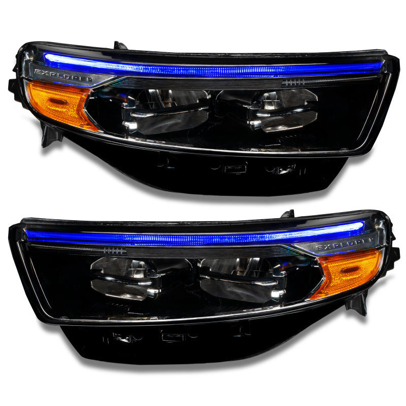 Oracle 20-22 Ford Explorer Dynamic RGB Headlight DRL Kit - ColorSHIFT - w/ RF Controller