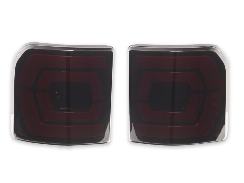 Raxiom 20-26 Jeep Gladiator JT Low Profile LED Tail Lights- Black Housing- Smoked Lens