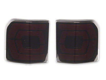 Raxiom 20-26 Jeep Gladiator JT Low Profile LED Tail Lights- Black Housing- Smoked Lens