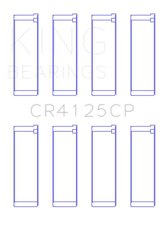 King Engine Bearings Subaru Ej20/Ej22/Ej25 (Incl. Turbo) (Size +0.25mm) Connecting Rod Bearing Set