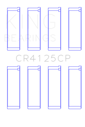 King Engine Bearings Subaru Ej20/Ej22/Ej25 (Incl. Turbo) (Size +0.25mm) Connecting Rod Bearing Set