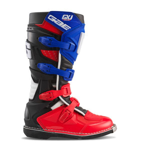 Gaerne GXJ Boot Red/White/Blue Size - Youth 2.5