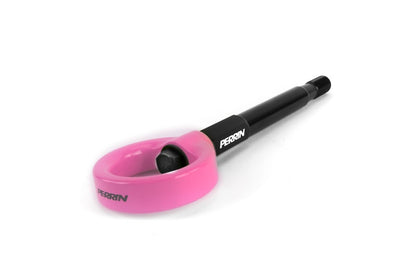 PERRIN 13-26 Subaru BRZ / 13-20 Scion FRS & Toyota 86 / 22-26 GR86 Tow Hook Kit (Rear) - Hyper Pink