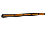 Diode Dynamics 30 In LED Light Bar Single Row Straight - Amber Flood Each Stage Series