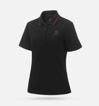 Akrapovic Corpo Polo Black Womens - L