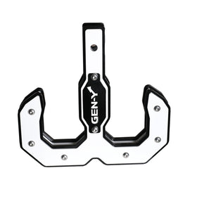 Gen-Y Hulk 2.0 16K Tow Hook 2in Shank - Black/White