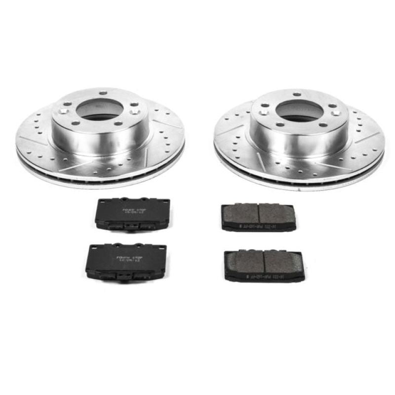 Power Stop 86-91 Mazda RX-7 Front Z23 Evolution Sport Brake Kit