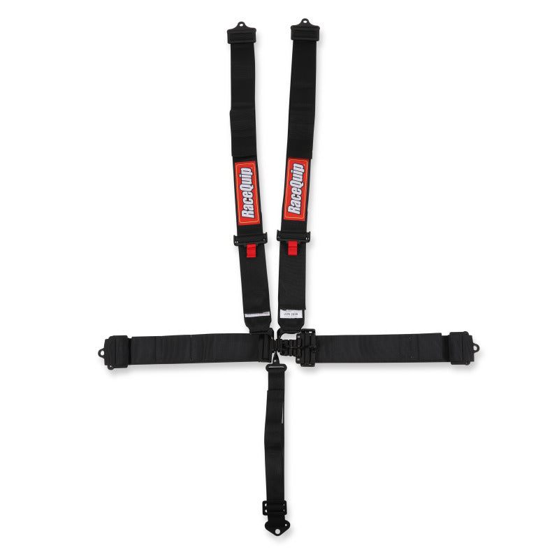 RaceQuip Black L & L 5pt Seat Belt