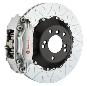 Brembo 99-04 996 Rear GT BBK 4 Piston Cast 345x28 2pc Rotor Slotted Type3-Silver