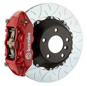 Brembo 05-08 LR3/05-13 Range Rover Sport Rear GT BBK 4 Pist Cast 380x28 2pc Rotor Slotted Type3-Red