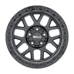 Weld Off-Road W104 17X10 Cinch 6X135 6X139.7 ET-25 BS4.50 Satin Black / Gloss Black 106.1