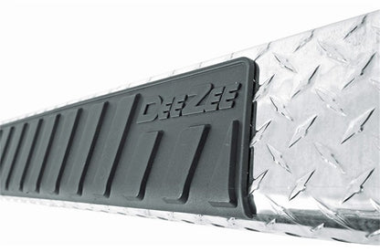 Dee Zee Universal Tubes - 6In Oval - Black Tread Aluminum (CrewCab)
