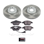 Power Stop 06-10 Volkswagen Passat Front Semi-Coated Rotor Kit