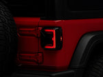 Raxiom 18-23 Jeep Wrangler JL Axial Series LED Tail Lights- Blk Housing (Smoked Lens)