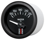 Autometer Stack 52mm 100-250 Deg F 1/8in NPTF Electric Water Temp Gauge - Black