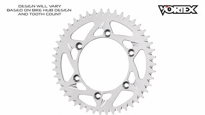 Vortex Racing 66 Tooth 520 Rear Sprocket - Silver