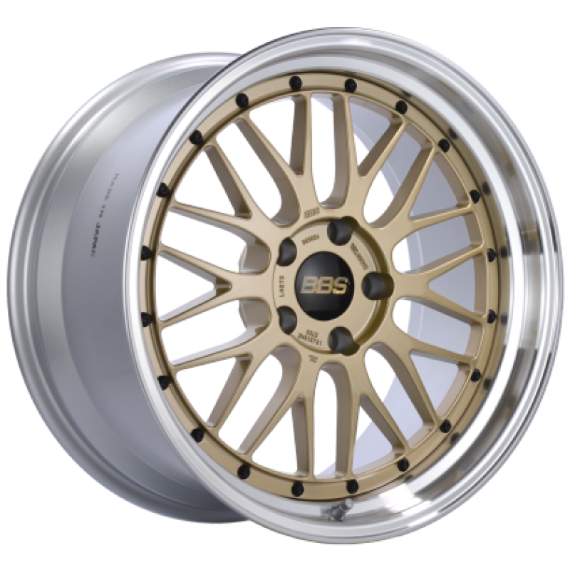 BBS LM 20x11 5x112 ET24 Gold Wheel - 82mm PFS/Clip Required