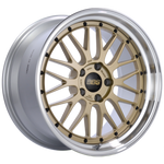 BBS LM 20x11 5x112 ET24 Gold Wheel - 82mm PFS/Clip Required