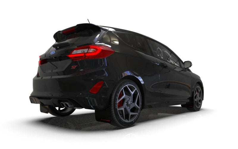 Rally Armor 18-23 Ford Fiesta ST MK8 Red UR Mud Flap w/Black Logo