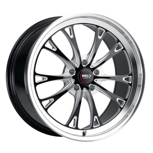 Weld S113 20X10.5 Belmont 5X114.3 ET50 BS7.75 Gloss Black MIL Dia 72.56