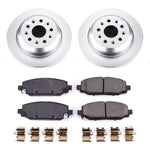 Power Stop 18-19 Jeep Wrangler Rear Z17 Evolution Geomet Coated Brake Kit