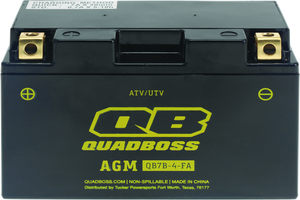 QuadBoss Maintenance-Free AGM Battery QB7B-4-FA