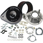 S&S Cycle 93-06 Carbureted BT/07-10 Softail CVO Models Teardrop Air Cleaner Kit - Gloss Black