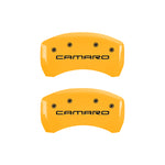 MGP 4 Caliper Covers Engraved F & R Gen 4/Camaro Yellow Finish Black Char 2000 Chevrolet Camaro