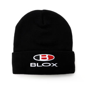 BLOX Racing Classic Beanie - Black w/ Stacked Logo