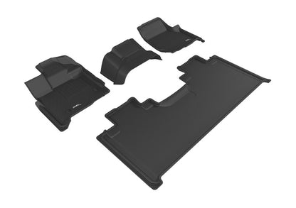 3D MAXpider 15-26 Ford F-150 Super Cab Bench Seat Kagu Black Full Set