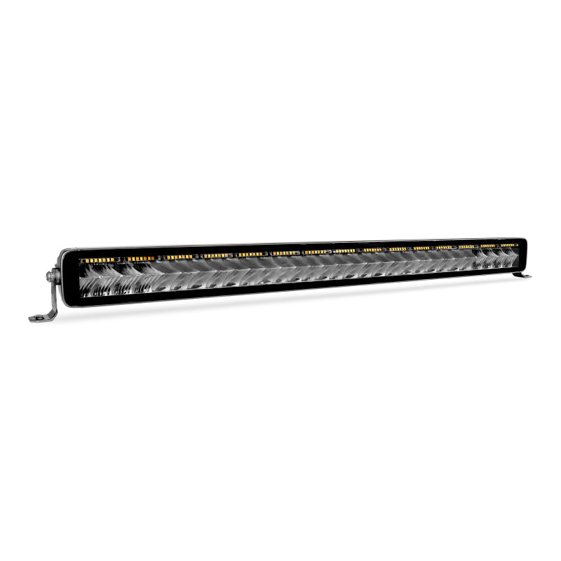 Go Rhino Xplor Blackout Combo Series Dbl Row LED Light Bar w/Amber (Side/Track Mount) 32in. - Blk