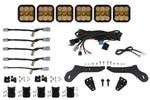 Diode Dynamics 17-20 Ford Raptor SS5 Grille CrossLink Lightbar Kit - Yellow Pro Combo