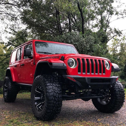 Oracle Oculus Bi-LED Projector Headlights for Jeep JL/Gladiator JT - Matte Blk - 5500K