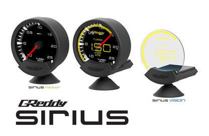 GReddy Sirius Unify Oil Pressure Gauge Set (Sirius Meter w/Oil Press Sensor Set & Vision Disp)