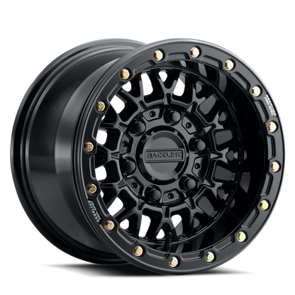Raceline A15 Omega 15x6in / 4x137 BP / 40mm Offset / 110.18mm Bore - Gloss Black