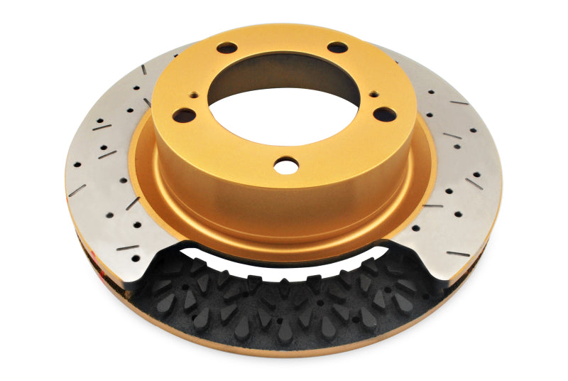 DBA 15-20 Ford Mustang GT (w/380mm Front Rotor/Brembo Calipers) Rear 5000 Series Drill & Slot Ring