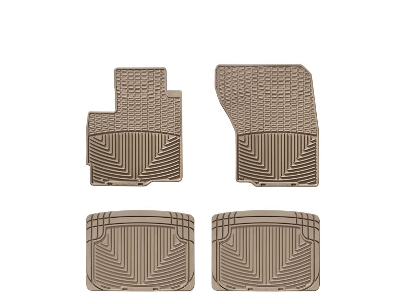 WT Rubber Mats - Rear - Tan