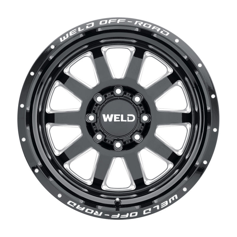 Weld Off-Road W102 20X10 Stealth 5X114.3 5X127 ET-18 BS4.75 Gloss Black MIL 78.1