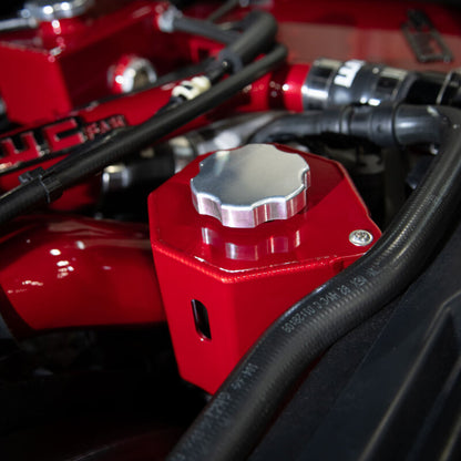 Wehrli 17-26 Ford Power Stroke 6.7L Power Steering Reservoir Cover - Candy Red