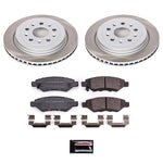 Power Stop 10-15 Chevrolet Camaro Rear Semi-Coated Rotor Kit