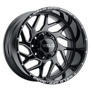 Weld Off-Road W117 20X12 Fulcrum 6X135 6X139.7 ET-44 BS4.75 Gloss Black MIL 106.1