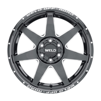 Weld Off-Road W109 20X10 Retaliate 6X135 6X139.7 ET13 BS6.00 Gloss Black MIL 106.1