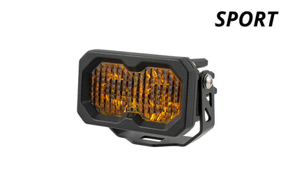 Diode Dynamics C2 2.0 Sport Yellow Driving Standard ABL (single)