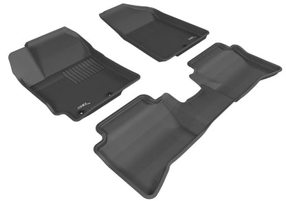 3D MAXpider 12-13 Kia Rio / Rio 5 Kagu Black Full Set