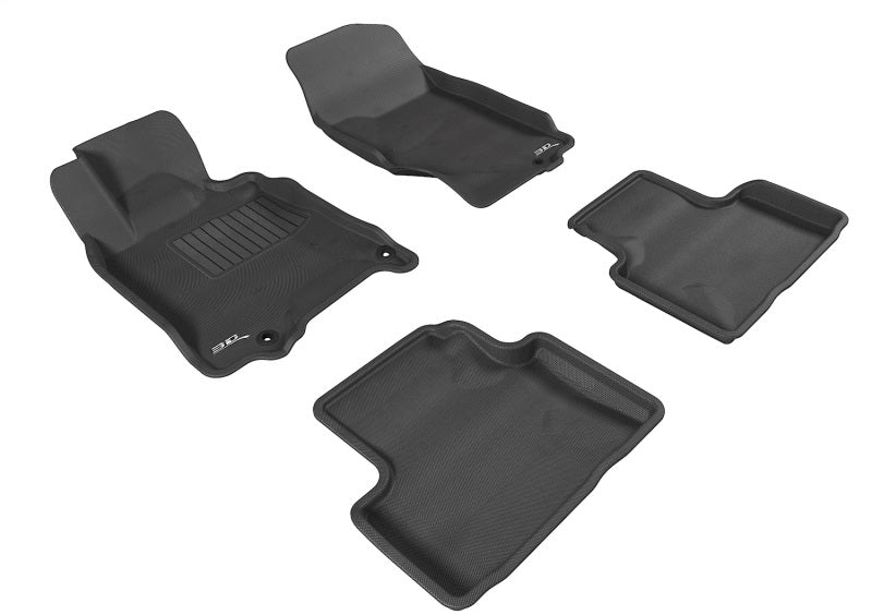 3D MAXpider 07-15 Infiniti Q40 2015 / G35 / G37 Sedan Kagu Black Full Set (2 EYELETS)